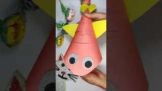 beautiful paper craft fish/🐠 paper craft flower/wall decor craft/#papercraft #trendingshorts #shorts
