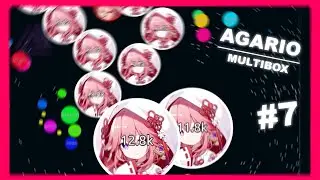 Agario Multibox Takeover #7 of a beginner