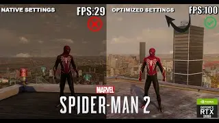 Spiderman 2 PC best optimization settings | RTX 2050 |