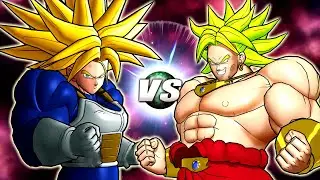 Super Trunks Vs Broly Legendary Super Saiyan
