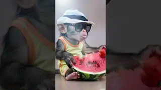 😎 Monkey living his best life! #monkey #funnyanimals #cuteanimals #viral  #bestlife #kids