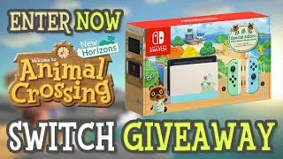 *GIVEAWAY* Animal Crossing New Horizons NINTENDO SWITCH BUNDLE (Win Special Edition ACNH Console)