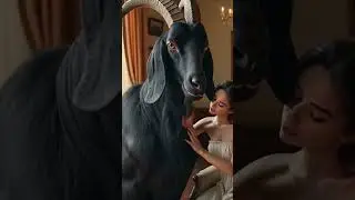 Oversized Goat and Human Bonding | Emotional AI Animal Short | Fusion Shorts #viralshorts #shorts