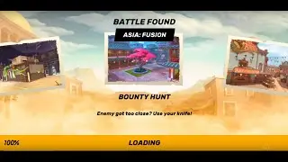 Guns of Boom Bounty Hunt Cyber Fall on New Asia Fusion map on Note 9