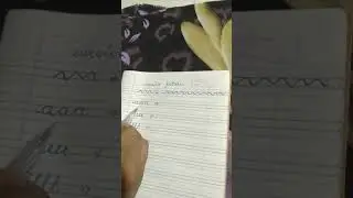 class -  KG2 sub -  litracy skill Topic -   Cursive writing patterns