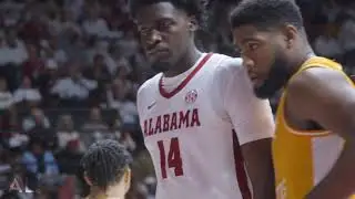 Former G League player Charles Bediako returns to Alabama in his first game back in college.