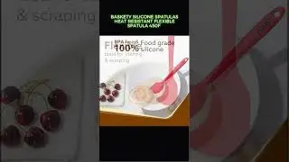 AGARO Deluxe Silicone Spatula Set of 6, Heat Resistant, Cooking, Baking and Mixing, Non-Stick Cook