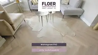 Walvisgraat PVC vloer -  Orka Onbehandeld - Floer Inspiratie - XL visgraat PVC