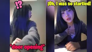 a stranger tried to enter the ROOM during EUNCHAE's live stream 😨