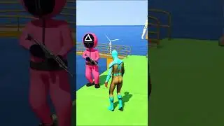 GTA 5 Epic Water Ragdolls | Spider-Man vs Squid Game Jumps / Fails ep.042 #shorts