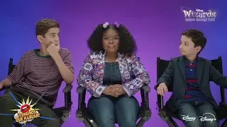 Alkaio Thiele, Taylor Cora y Max Matenko y &ldquo;Wizards Beyond Waverly Place&rdquo;