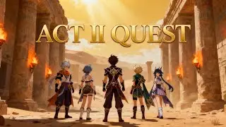 🔱 Exploring the Desert Ruins! | Headlong Into the Sands | Genshin Impact Act II Quest