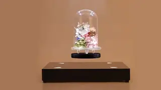 Magnetic Levitation Display Stand 0-2kg | 45-50mm Floating Gap | Floating Product Showcase with LED