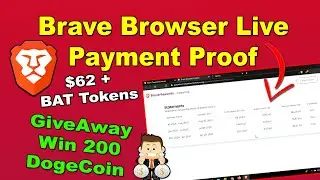 Brave Browser Live Payment Proof - Earn Free BAT Tokens Without Any investment