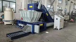 Automatic Hopper Feed Aluminium Chips Baler