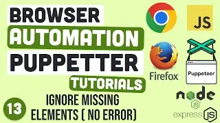 Ignore Missing Elements | Puppeteer #13 | Urdu & Hindi