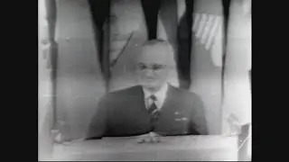 Harry Truman delivers the first televised presidential address | Today in History