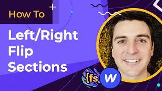 (2020) Left/Right Flip Sections | How To - CMS Library for Webflow