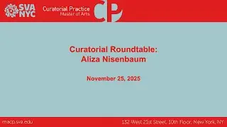 The Artists Roundtable: Aliza Nisenbaum (New York)