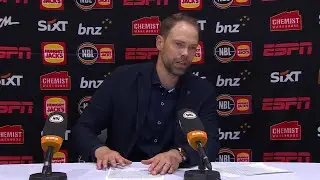 Petteri Koponen press conference vs South East Melbourne Phoenix - Round 12, NBL26