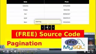 Pagination in table - PHP/MYSQL-AJAX