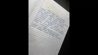 Cursive handwriting | Neat Cursive Handwriting for Students | Beautiful English |  Paragraph writing