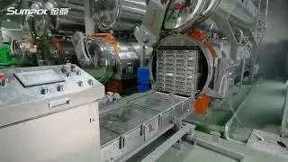 water immersion retort with automatic loading&unloading system for soy products