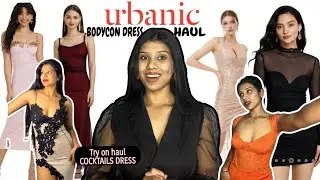 URBANIC BODYCON TRENDY DRESS HAUL😍||Latest urbanic haul || #viral #2024 #urbanichaul #urbanic #haul