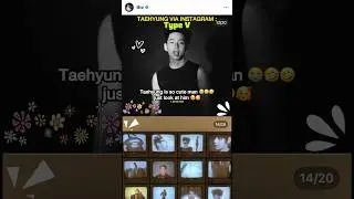 Taehyung visted his type V exhibition and posted on ig #bts #v #taehyung #shorts #youtubeshorts