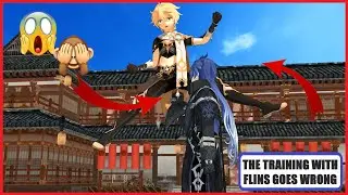 [ MMD / Genshin Impact ] THE TRAINING WITH FLINS GOES WRONG...🤭😱😫