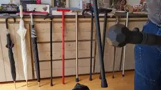 EDC: TOF KNOB SPHERE HANDLE EVERYDAY CANES WALKING STICKS Vs. Fitness tools such as MACEBELLS CARRY