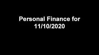 CCCS Personal Finance Tuesday 11/10/2020