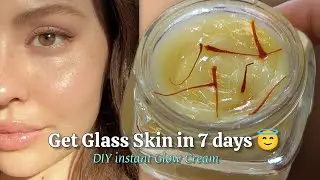 This Cream Gives You Instant Glowing Skin✨Dry & Dull Skin Ko Banaye Soft, Glowing & Healthy🥥#diy 