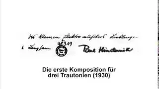 Paul Hindemith und das Trautonium