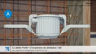 Scatola d&lsquo;incasso HaloX&reg; (Calcestruzzo gettato sul cantiere)