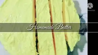 How to make homemade butter | Butter from Cream | Homemade amul butter