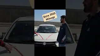 New Dzire 2025 mileage and safety too