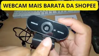 webcam mais barata da shopee