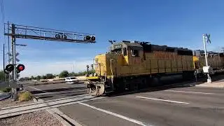 Chandler Local UP 1451 and 1374 in Chandler passing Pecos Road