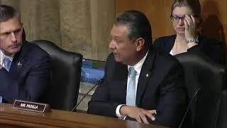 Sen. Alex Padilla | Padilla introduces Tule River Tribal Chairman Peyron | Indian Affairs Hearing