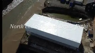 North end Shipyard. Future home of the Arctic Corsair. May 2024. Drone Flight.