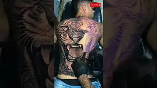 Full Back Tattoo: A Canvas of Strength #FullBackTattoo #TattooArt #BackTattooMasterpiece