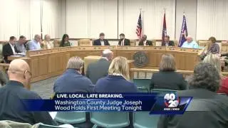 Washington County Judge attend his first quorum court meeting
