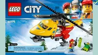 60179 Ambulance Helicopter LEGO&reg; City Manual at the Brickmanuals Instruction Archive