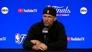 Dallas Mavericks coach Jason Kidd pre-game press conference NBA Finals Game 1