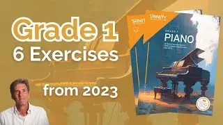 Тринити, 1 класс, фортепиано (с 2023 г.): 6 упражнений