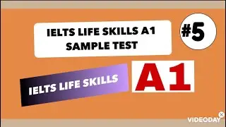 IELTS LIFE SKILLS A1|SAMPLE TEST|#5|SPEAKING AND LISTENING