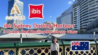 Сидней | Номер ibis Sydney Darling Harbour | 1 кровать размера «queen-size» с видом на гавань