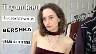 TRY ON HAUL 💜 | Stradivarius, bershka + more 