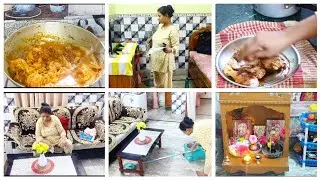 একহাতে ঘর আর রান্না ঘরকেও পরিস্কার পরিচ্ছন্ন ভাবে নিজের সুবিধা মতো গুছিয়ে রাখি।Morning  routine